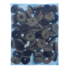 Mini Chocolate Iced Donuts